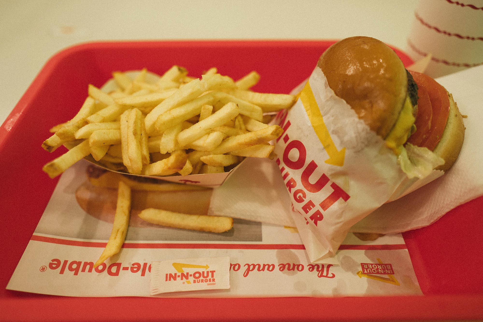 Бургер In-N-Out в Лас-Вегасе.
