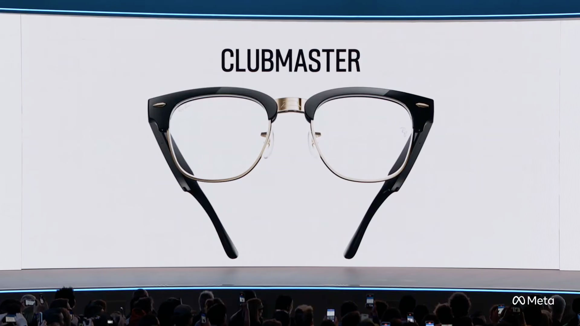 Meta AI Glasses RayBan Clubmaster.